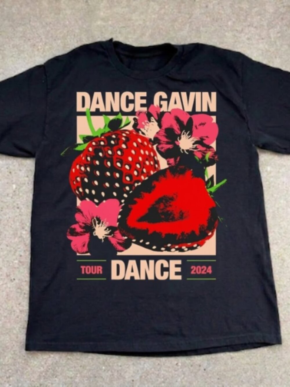 Dance Gavin Dance Graphic Concert T-Shirt Black